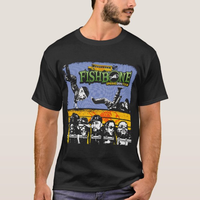Camiseta Gira de primavera de Fishbone 2016 (Anverso)