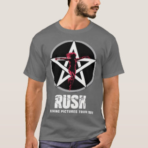 Camiseta Gira de Rock de Rush 1981
