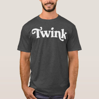 Camiseta Gira de tipografía retro Twink1