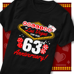 Camiseta Gira en Las Vegas viaje de aniversario número 63 p