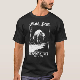 Camiseta Gira europea de Black Death: Medieval Ratcore