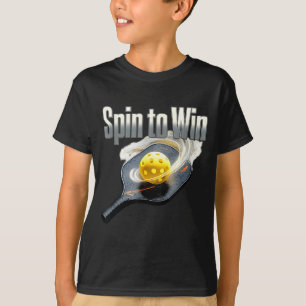Camiseta Gira para ganar jugador de pickleball paleta canch