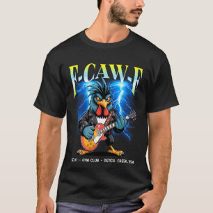 Camiseta Gira Rooster Punkrock Tour Pollo Loco Concierto Pi