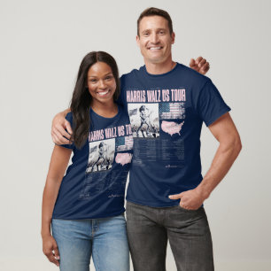 Camiseta Gira US Harris Walz Kamala Gana Inauguración