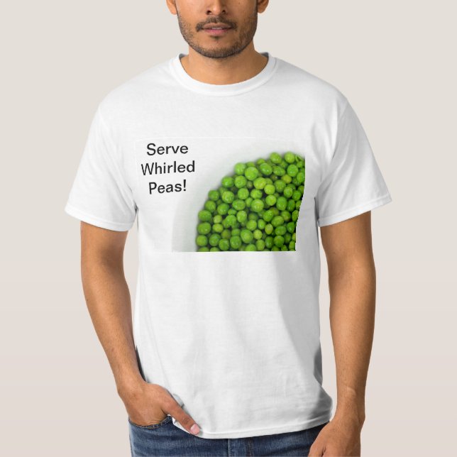 Camiseta girada de los guisantes (Anverso)