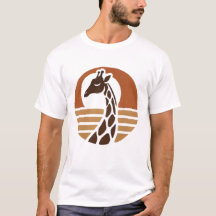 "Girafa al atardecer - un toque bohemio para la vi