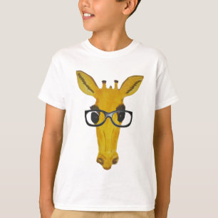 Camiseta Girafa amarilla con vidrio
