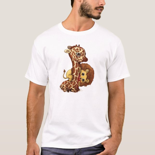 Camiseta Girafa caprichosa y arte lúdico (Anverso)