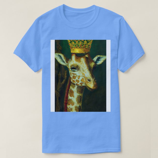 Camiseta Girafa con corona 2 (Diseño del anverso)