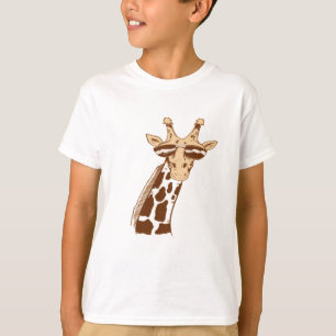Camiseta Girafa con gafas de sol