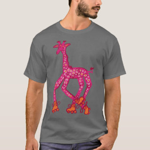 Camiseta Girafa de patinaje sobre ruedas