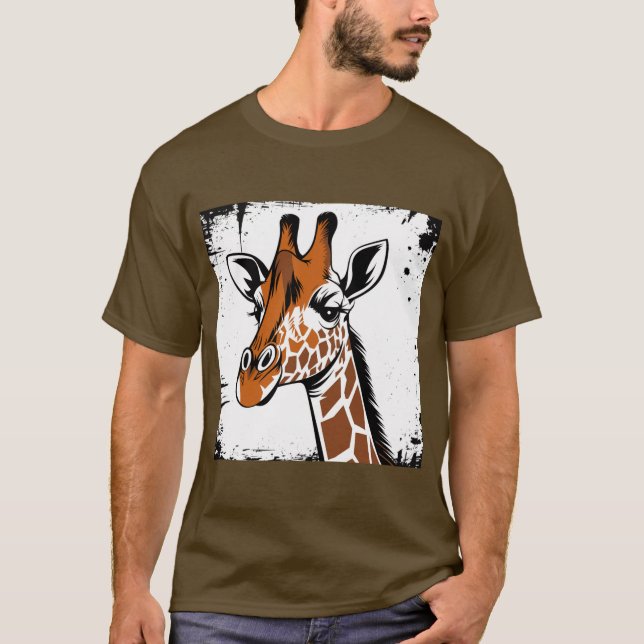 Camiseta Girafa estilizada (Anverso)