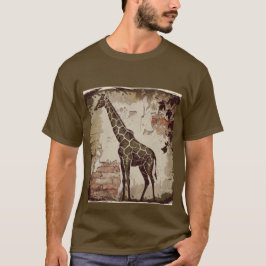 Camiseta Girafa estilizada