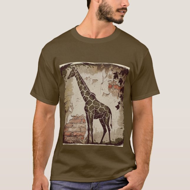 Camiseta Girafa estilizada (Anverso)