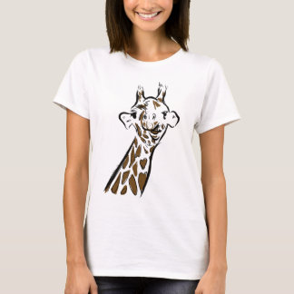 Camiseta Girafa feliz