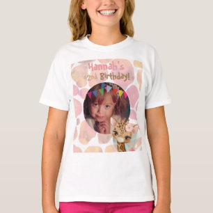 Camiseta Girafa fotográfica personalizada chicas del parti
