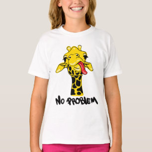 Camiseta Girafa indiferente: Sin actitud PROBLEMA