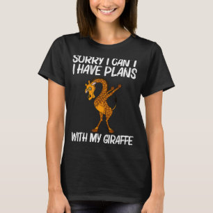 Camiseta Girafa Para Hombres Mujeres Safari Zoológico Salva