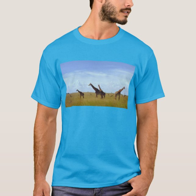Camiseta Girafas del Parque Nacional de Nairobi (Anverso)