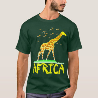 Camiseta Giraffe Africa Safari diseños para