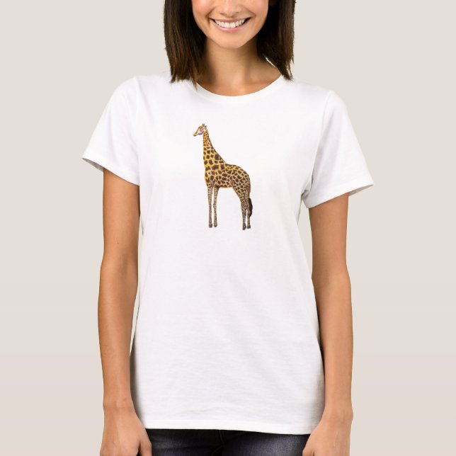 Camiseta Giraffe Animal Painting Wildlife (Anverso)