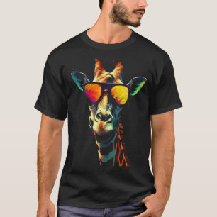 Camiseta Giraffe Artesanía Gafas de sol Animal