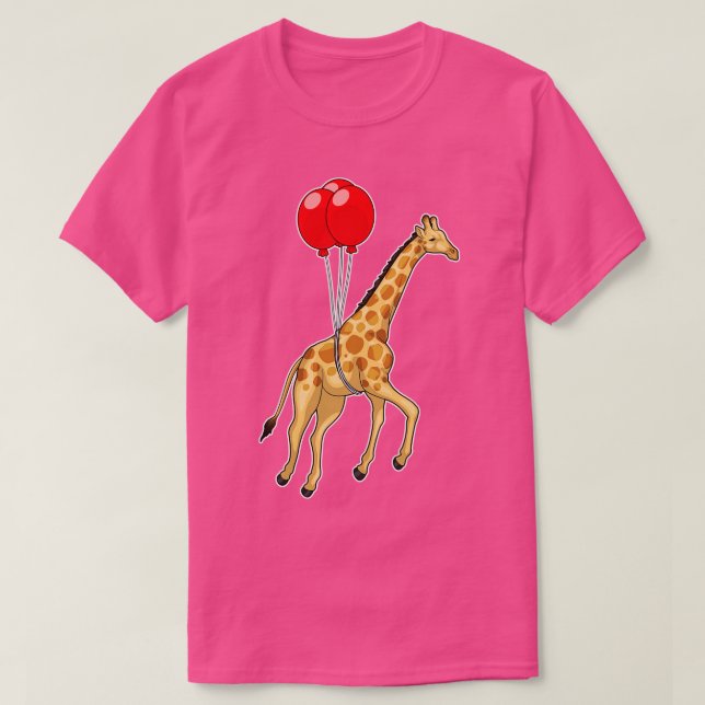 Camiseta Giraffe Balloon (Diseño del anverso)