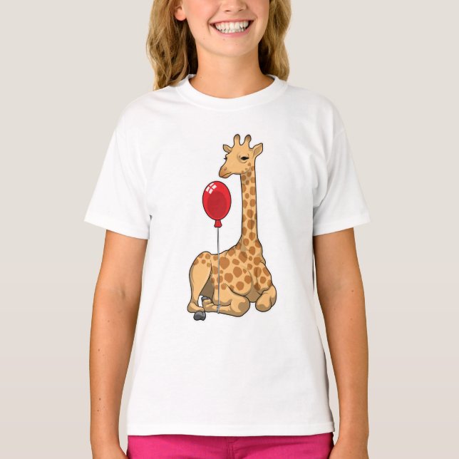 Camiseta Giraffe Balloon (Anverso)