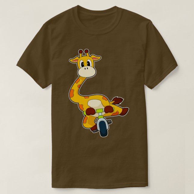 Camiseta Giraffe Bicycle  (Diseño del anverso)