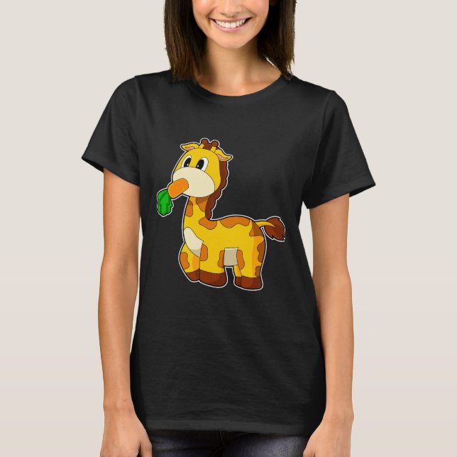 Camiseta Giraffe Carrot Vegetales (Anverso)