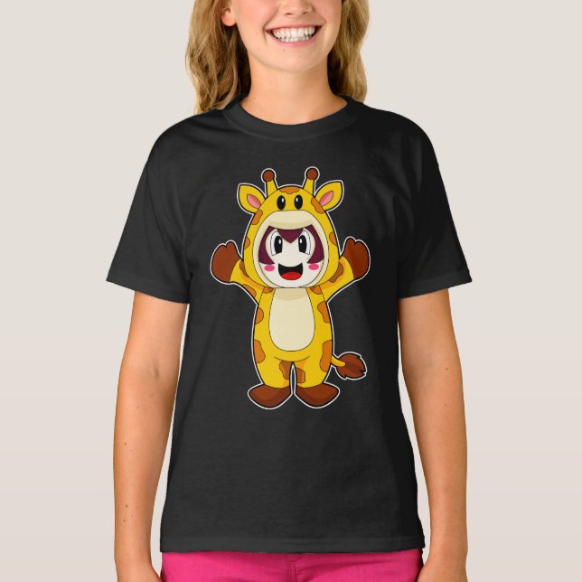 Camiseta Giraffe Chica Costume (Anverso)