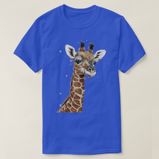 Camiseta giraffe chica giraffe amantes (Diseño del anverso)