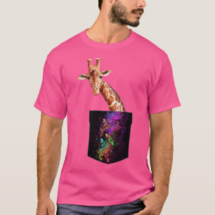 Camiseta Giraffe colorida