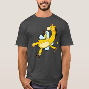 Camiseta Giraffe como abeja con alas y varita mágica