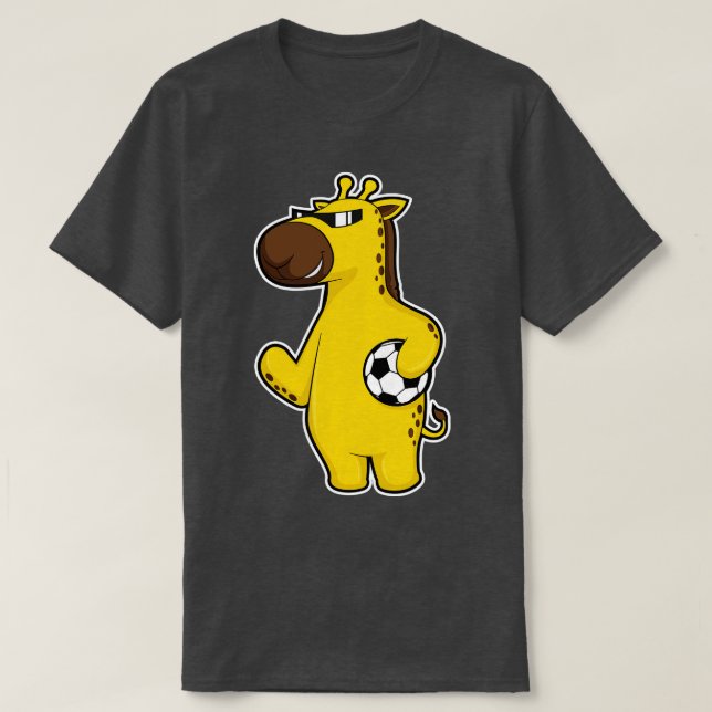 Camiseta Giraffe como jugador con bola 2 (Diseño del anverso)