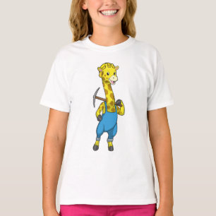 Camiseta Giraffe como minera con paquistaní