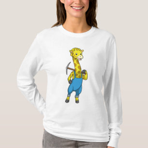 Camiseta Giraffe como minera con paquistaní