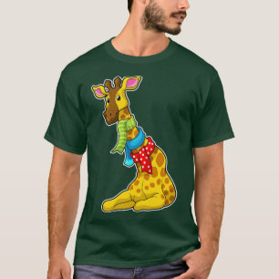Camiseta Giraffe con bufanda