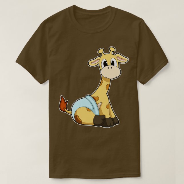 Camiseta Giraffe con calzoncillos (Diseño del anverso)