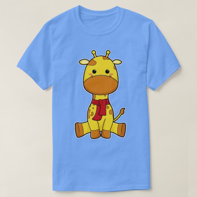 Camiseta Giraffe con careta 1 (Diseño del anverso)