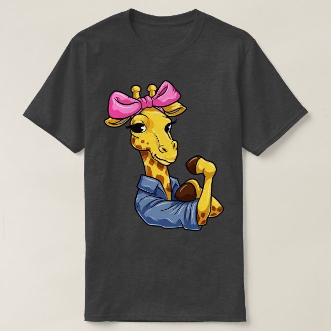 Camiseta Giraffe con cinta 1 (Diseño del anverso)