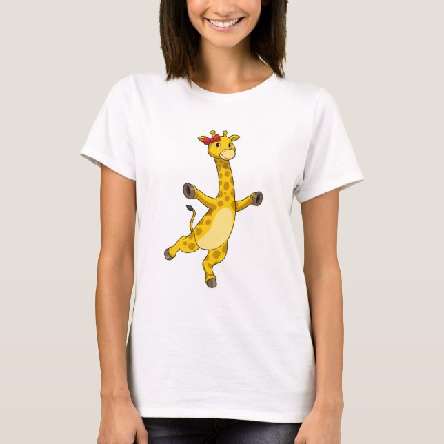 Camiseta Giraffe con cinta de opciones (Anverso)