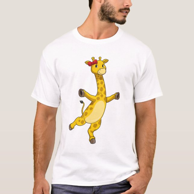 Camiseta Giraffe con cinta de opciones (Anverso)