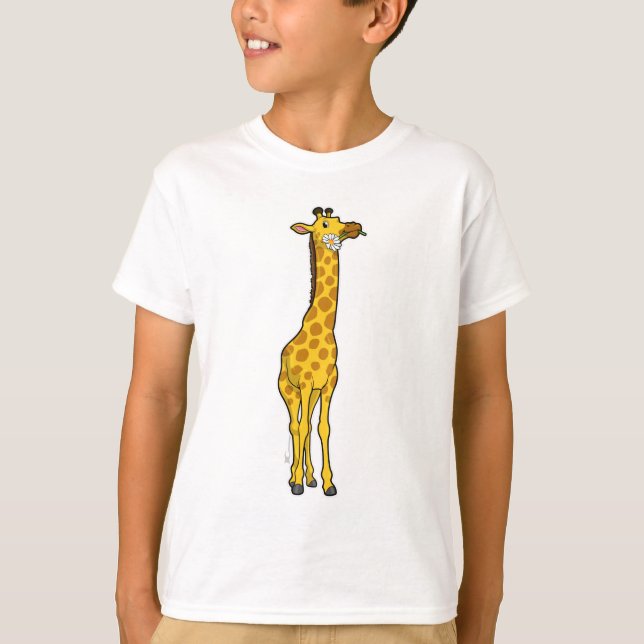 Camiseta Giraffe con Daisy (Anverso)