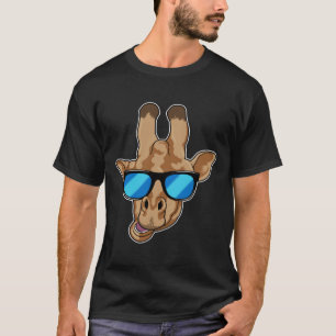 Camiseta Giraffe con gafas de sol