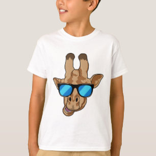 Camiseta Giraffe con gafas de sol