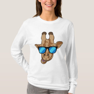 Camiseta Giraffe con gafas de sol
