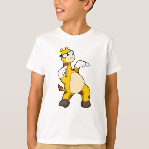 Camiseta Giraffe con gafas de sol