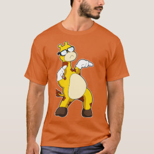 Camiseta Giraffe con gafas de sol 2