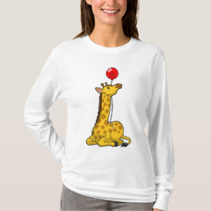 Camiseta Giraffe con globo